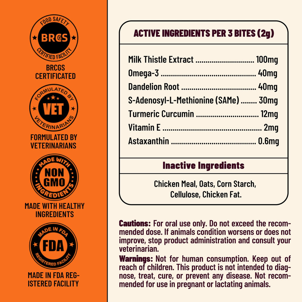 Milk Thistle Supplement 330 Chews U78014