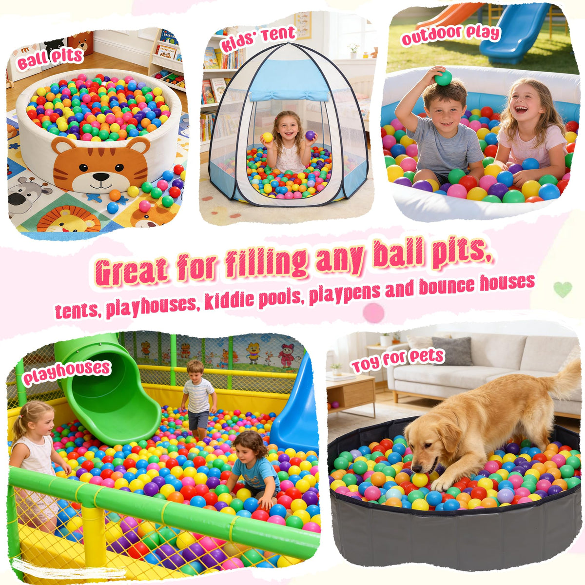 Plastic Ball Pit Balls D6652