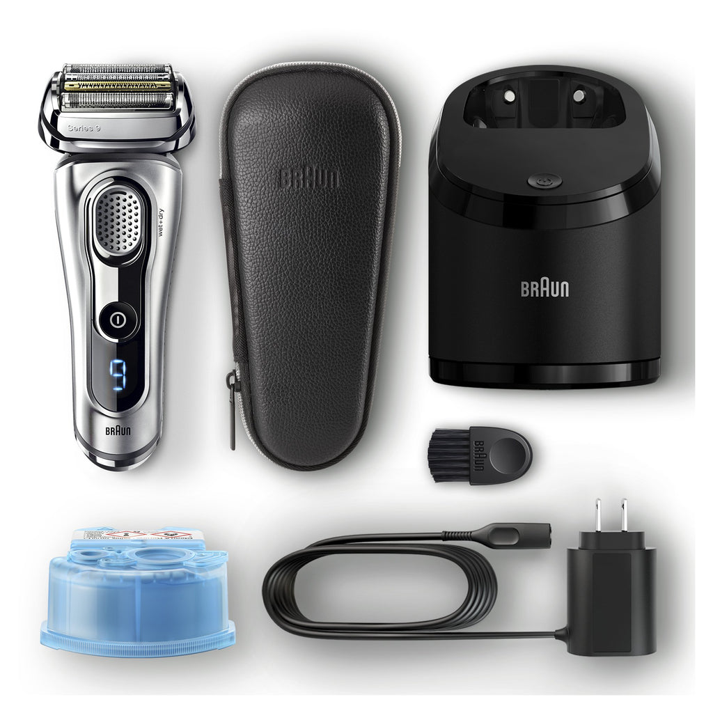 Electric Foil Shaver with Beard Trimmer, Rechargeable, Wet & Dry, 6 Piece Set X120