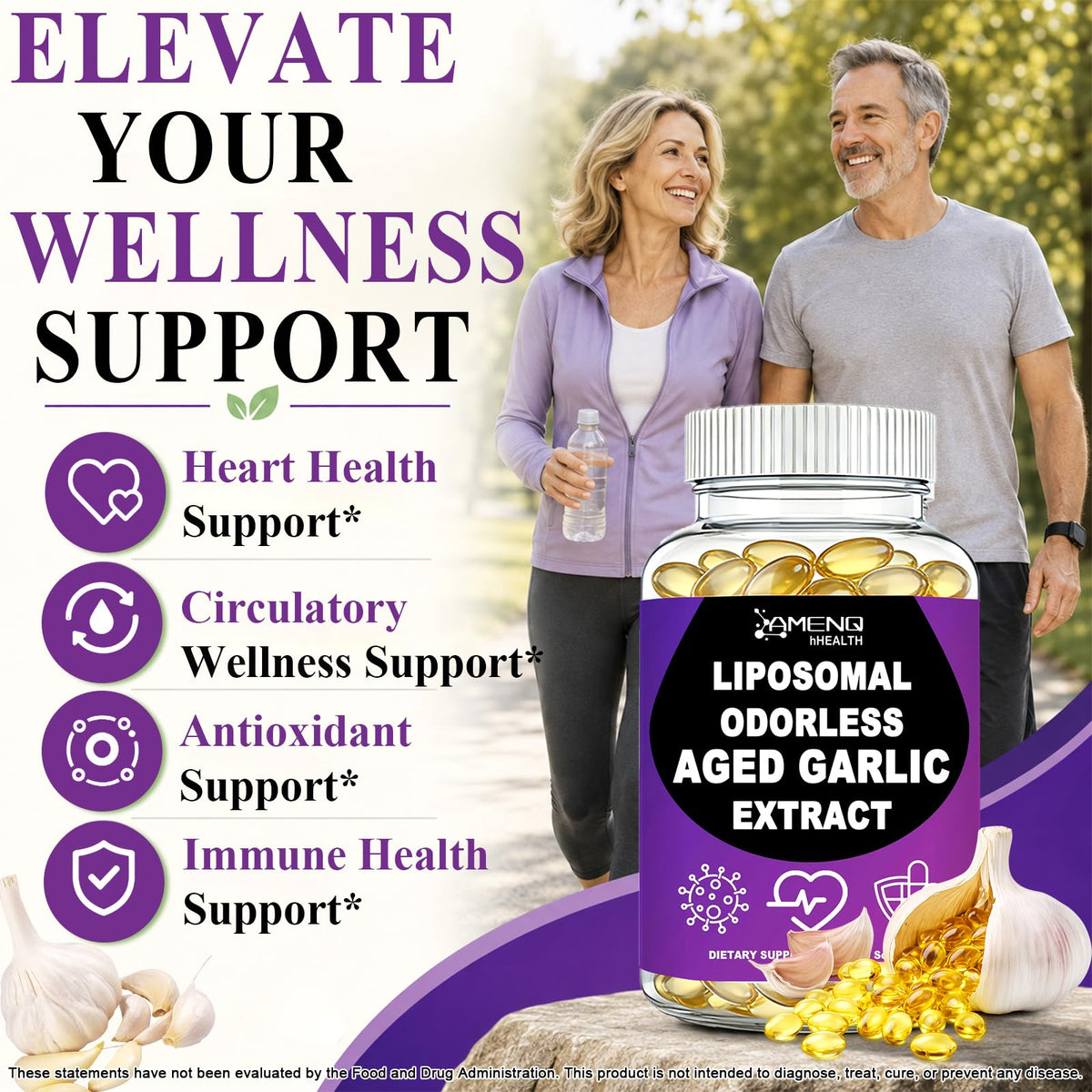 Odorless Garlic Extract 800mg Softgels P35910