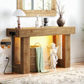 47" Entryway Table with Sensor Light & AC Outlets Z24569