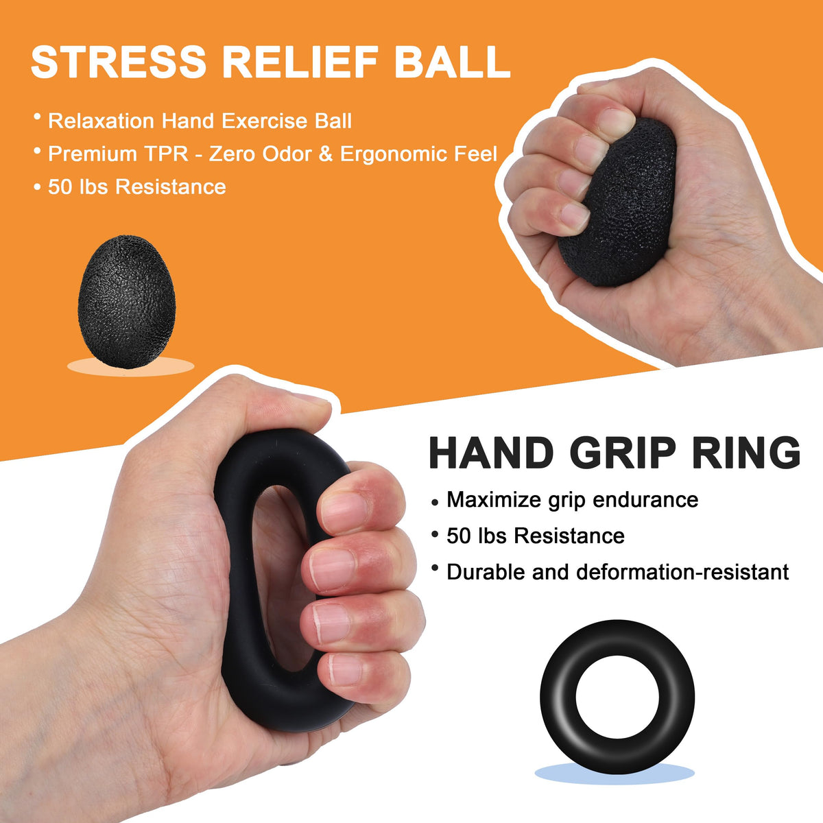 5PCS Grip Strength Trainer Kits V8971