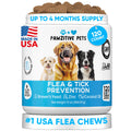 Chewable Flea and Tick Prevention for Dogs 120 Soft Chews Y210
