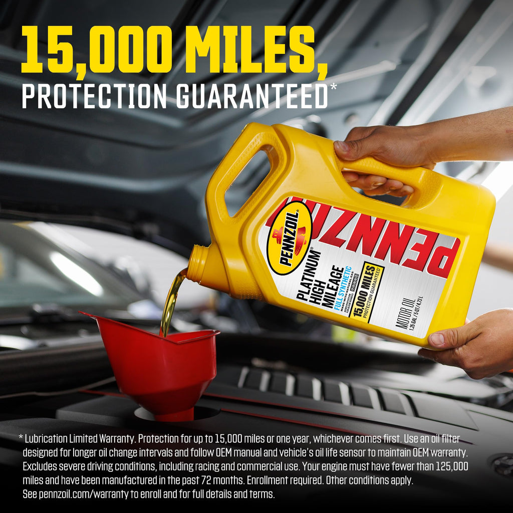 Full Synthetic 5W-30 High Mileage Motor Oil 1-Quart K433