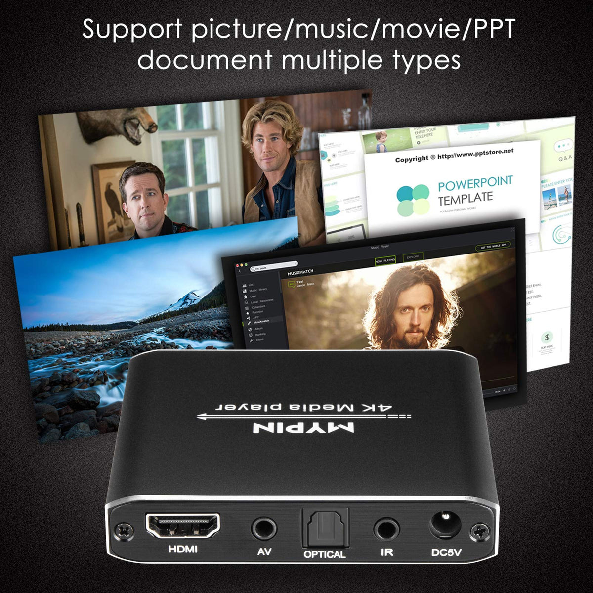 4K Media Player with Remote Control M403