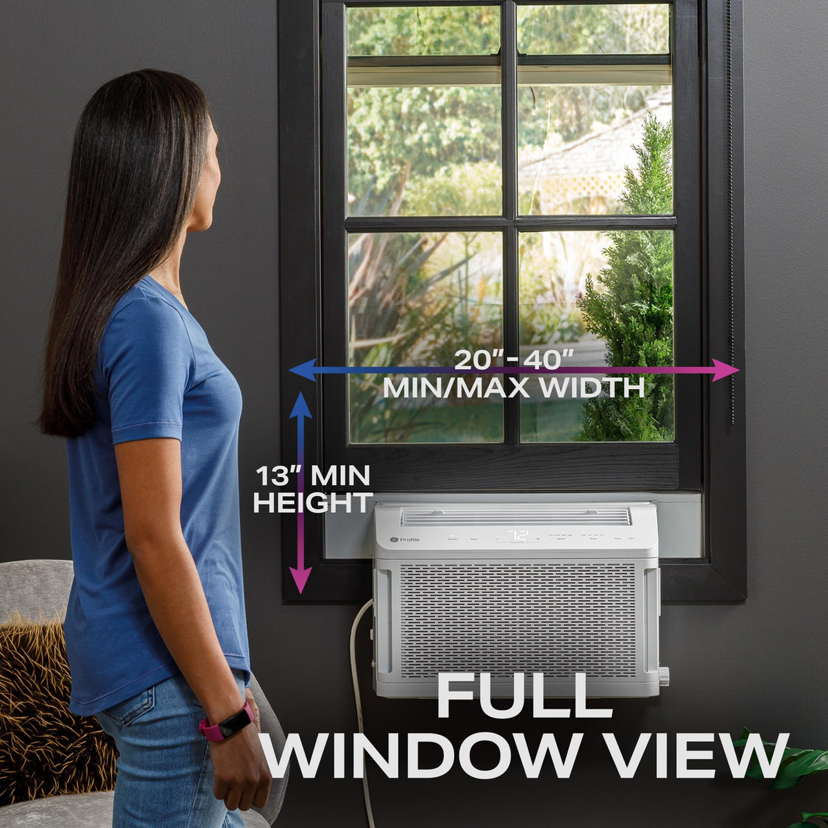 White Window Air Conditioner Unit, 8,300 BTU R860