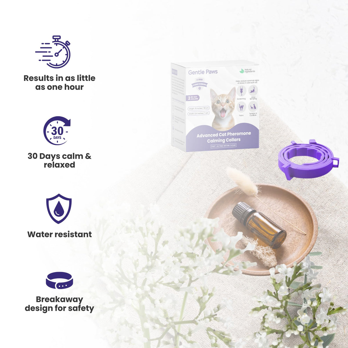 Cat Calming Collar 2-Pack V4980