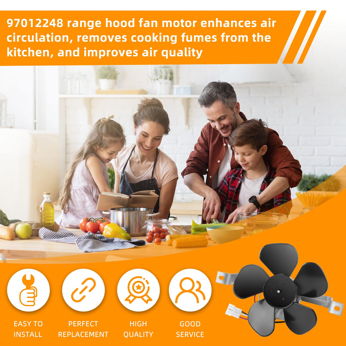 Range Hood Fan Motor N4111