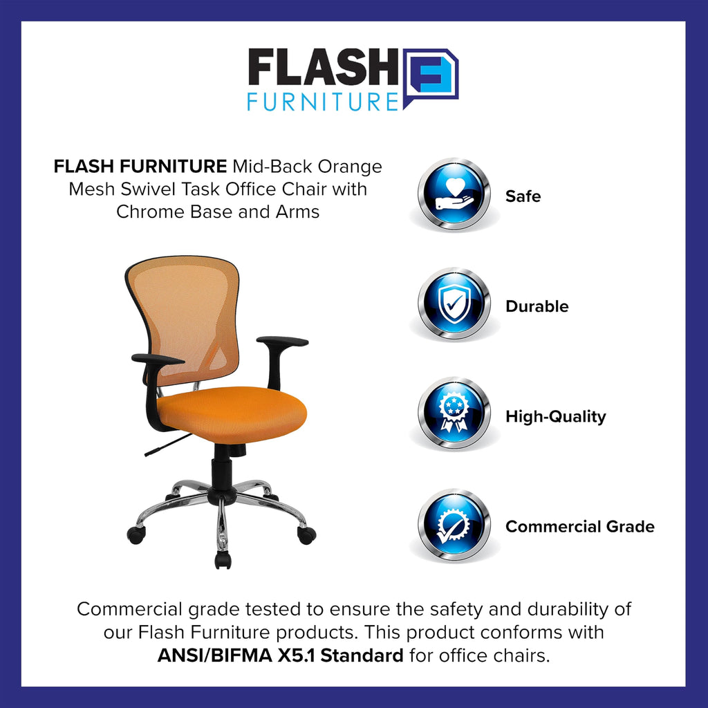 Mid-Back Mesh Executive Office Chair B1952