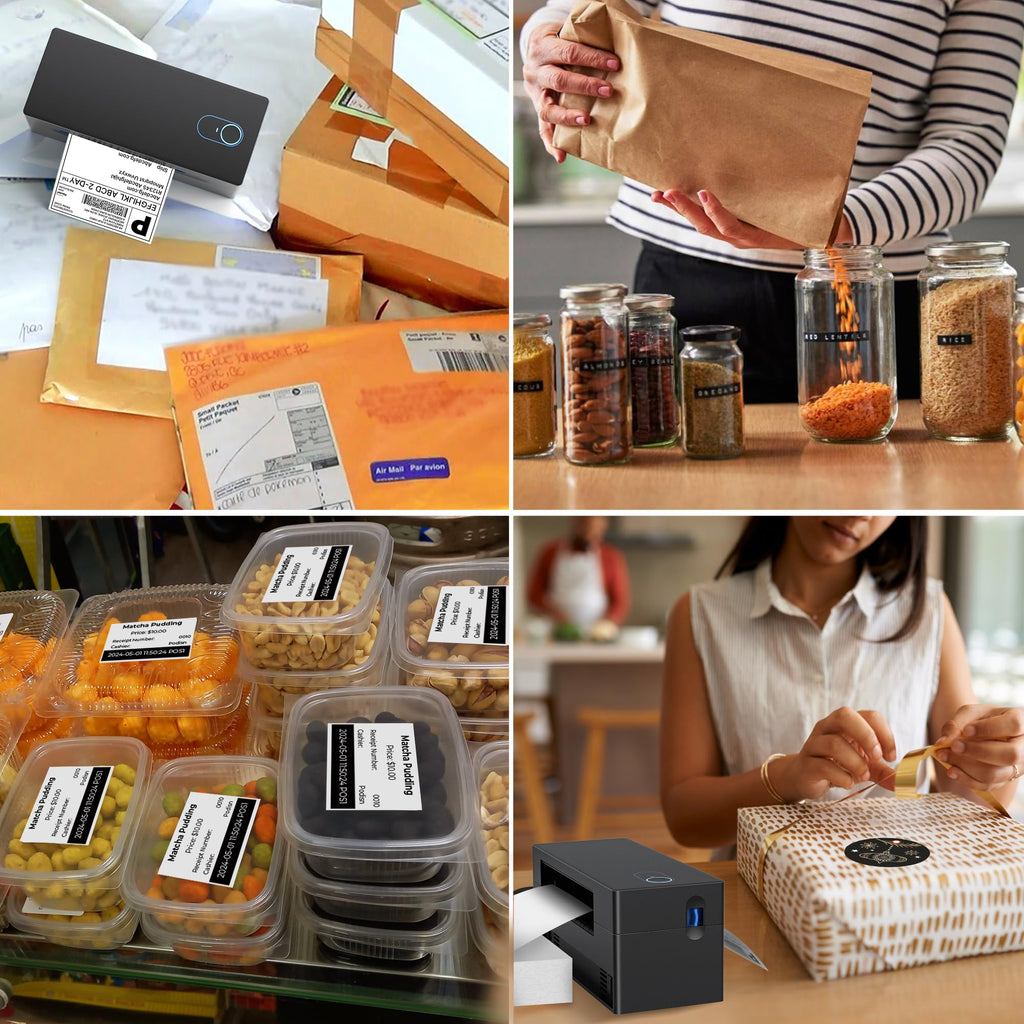 Bluetooth Thermal Shipping Label Printer W604834