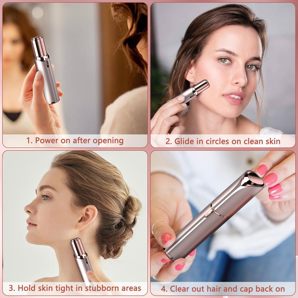 Electric Facial Hair Remover with Light M489