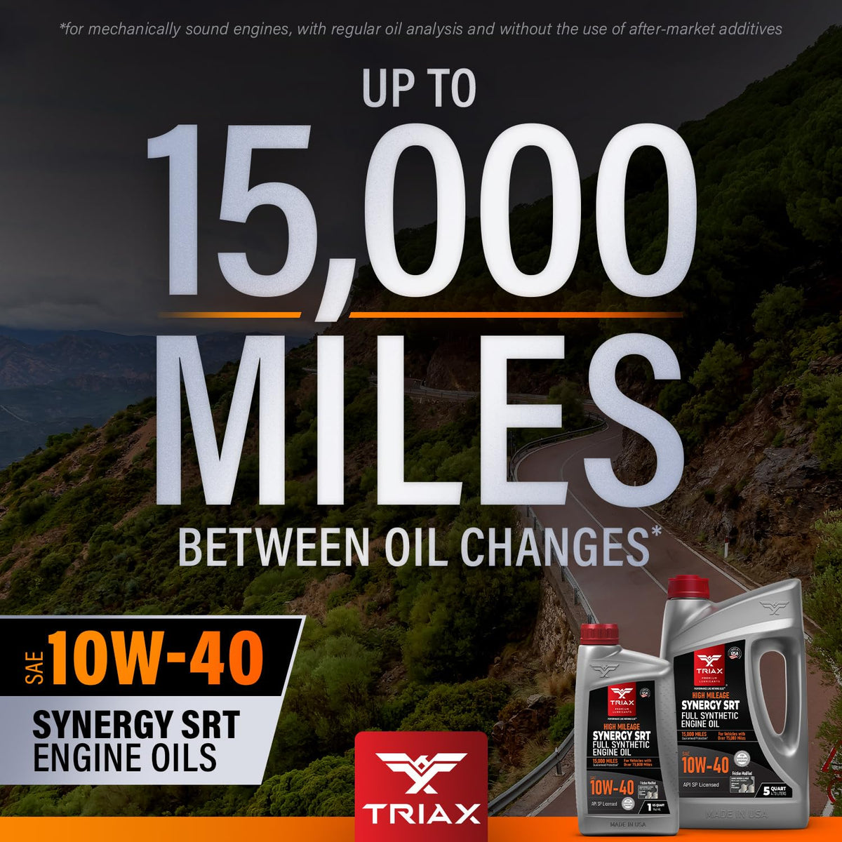 10W-40 Full Synthetic Engine Oil 5 Quart E9821