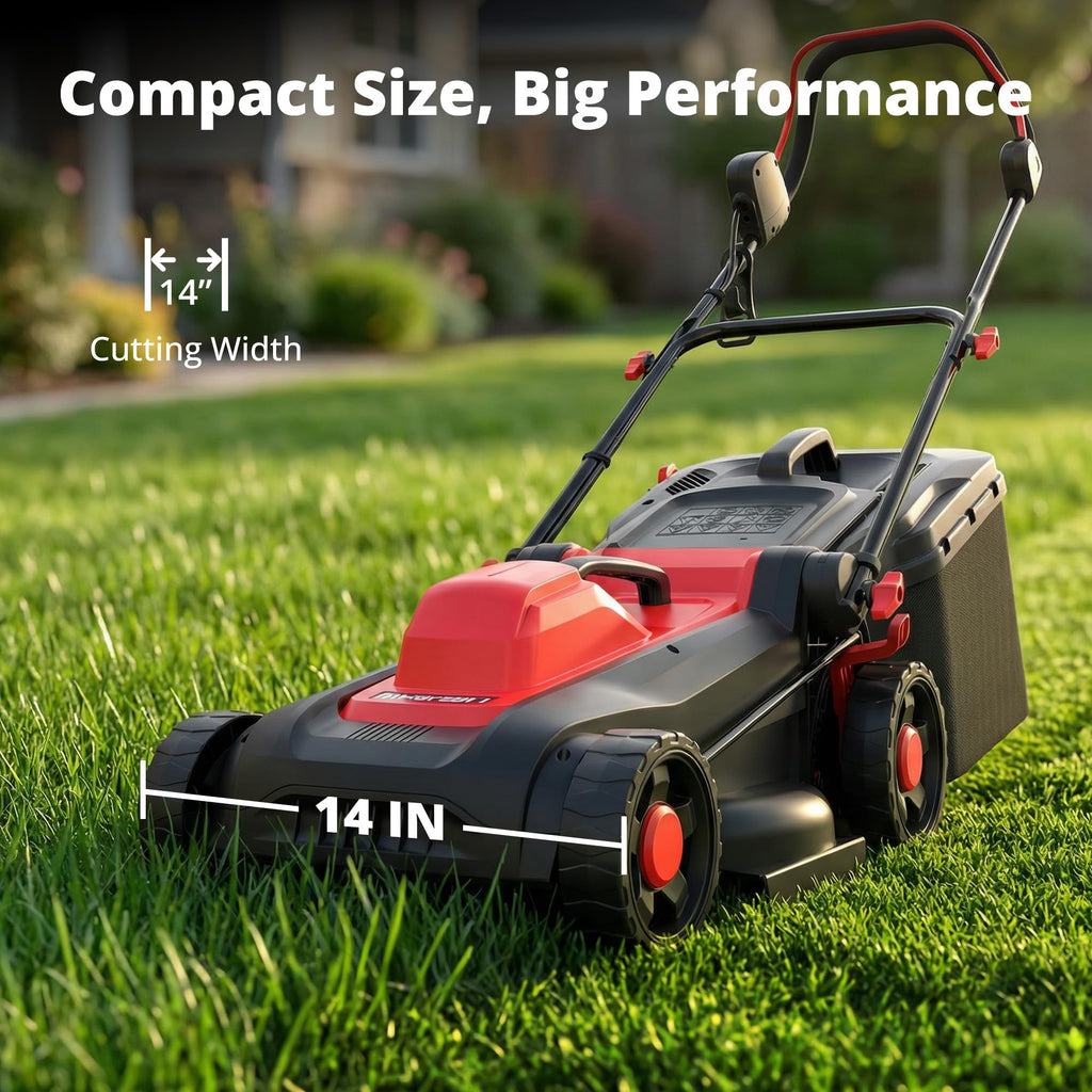 14-Inch Electric Corded Push Mower F523