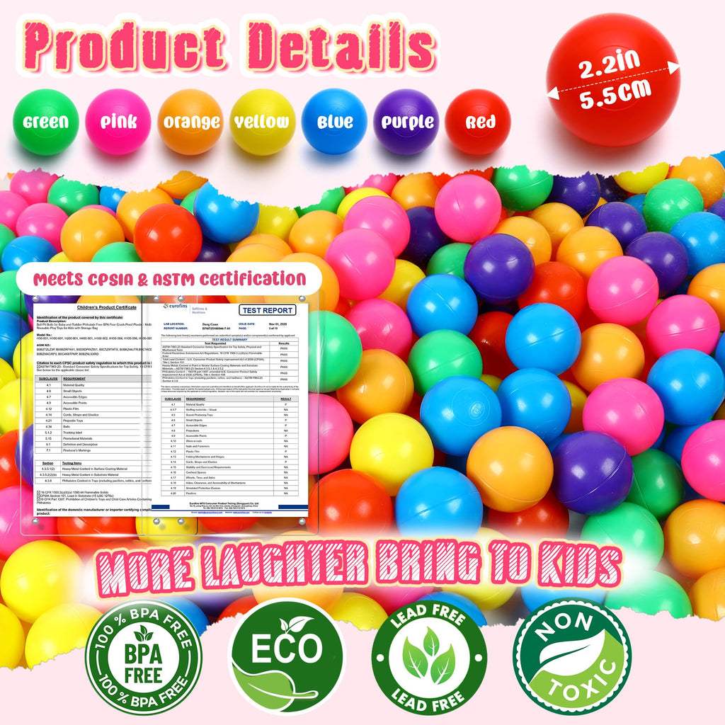 Plastic Ball Pit Balls D6652