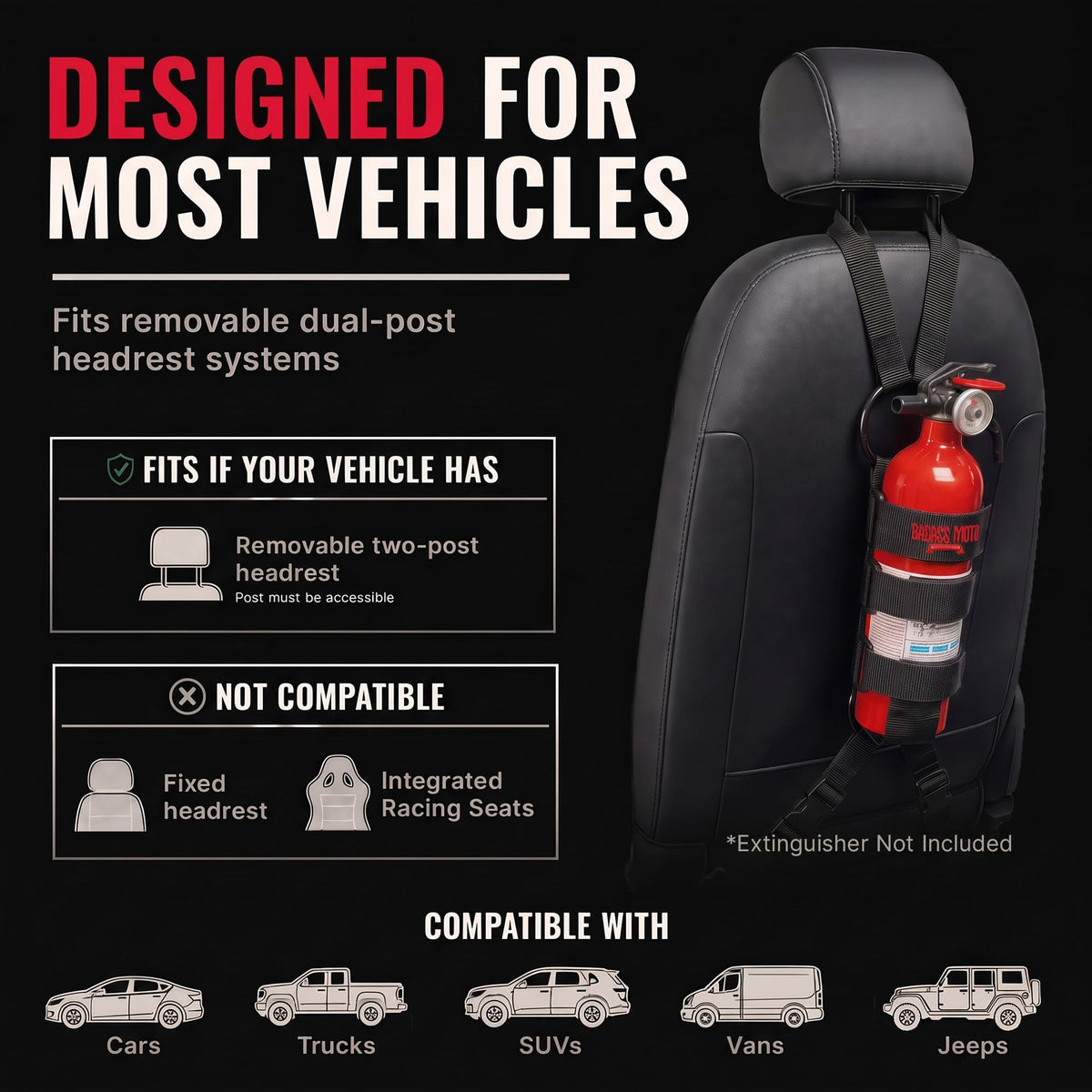 Car Fire Extinguisher Mount V762123