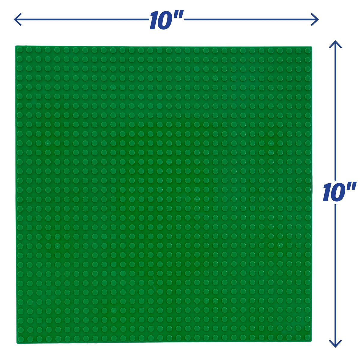Green Blue White 10x10" Building Bricks Baseplates 4 Pack B8448