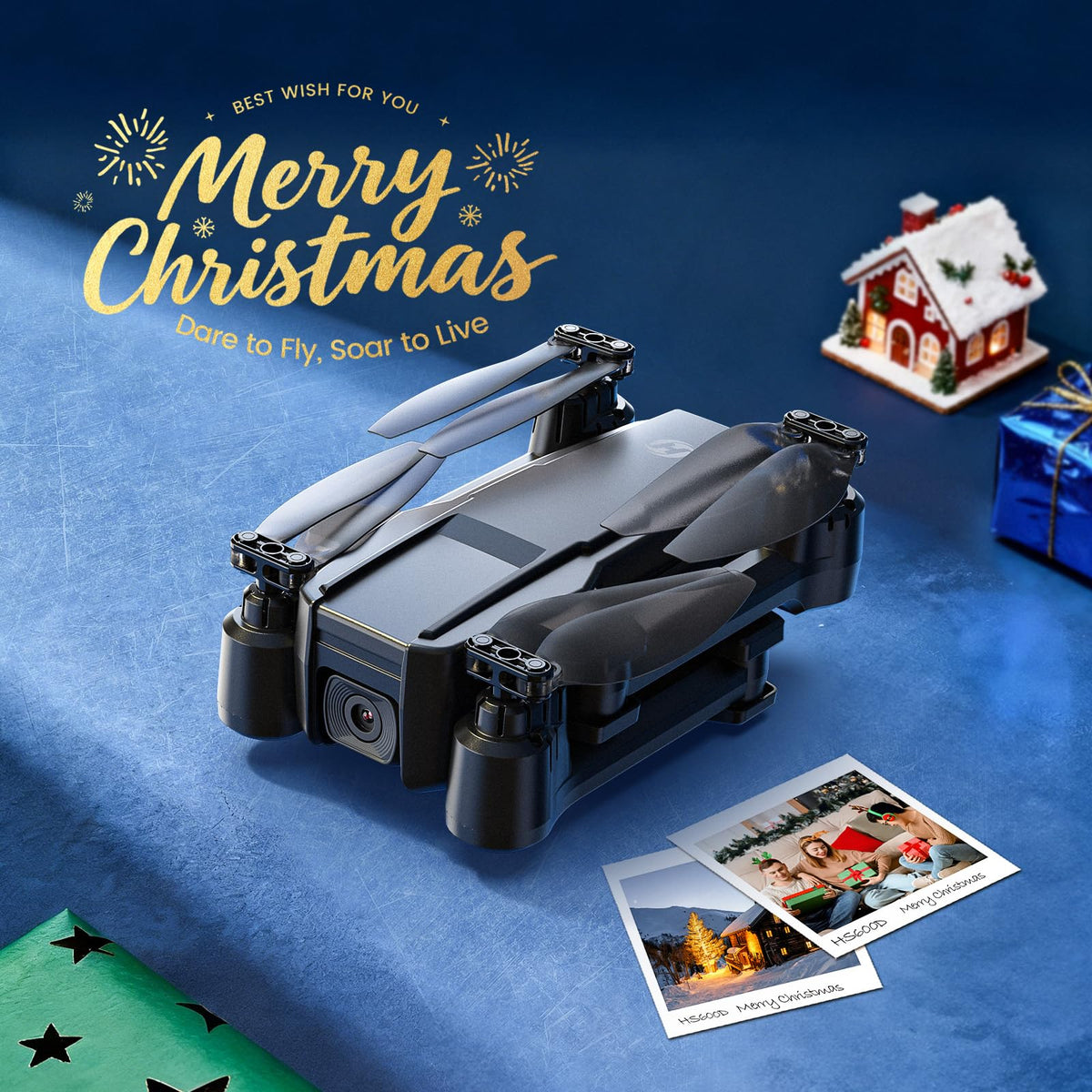 Foldable FPV Drone with 1080P WiFi Camera and Carrying Case U202564