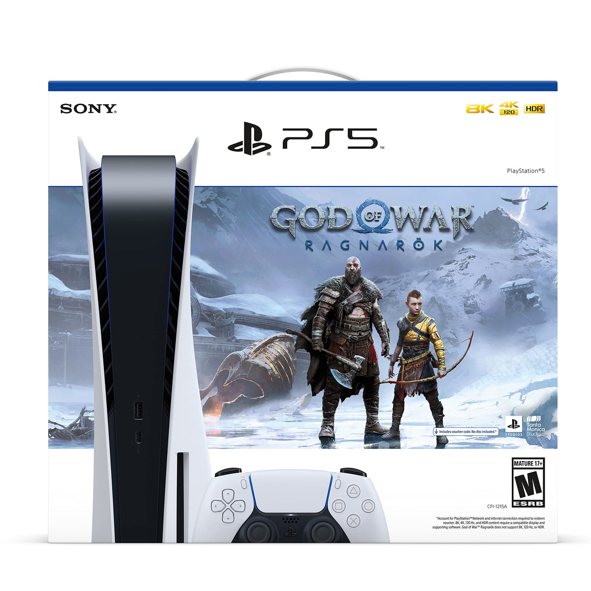 PS5 Disc Version Gaming Console 825GB SSD 4K Blu-ray Z660