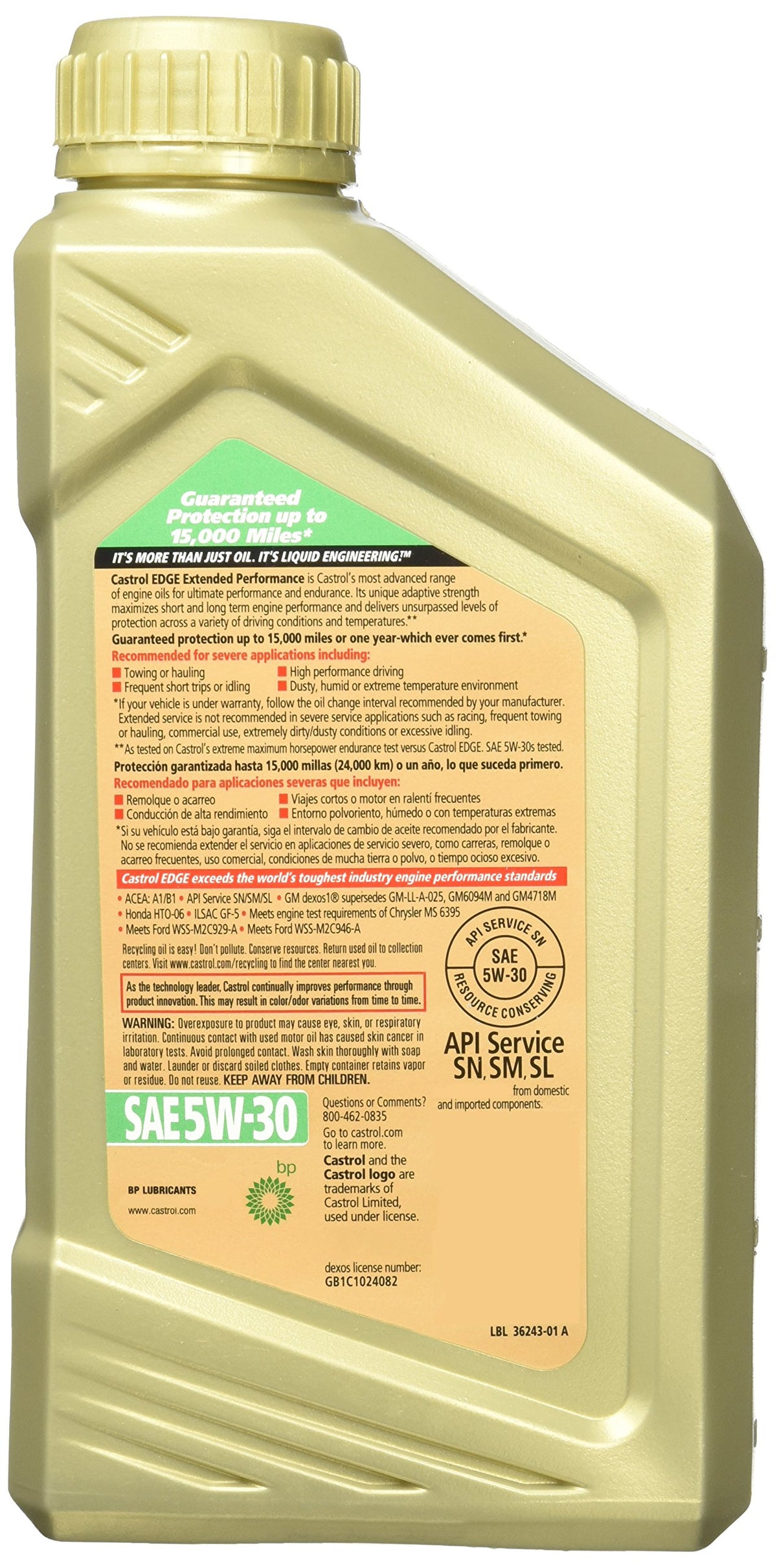 5W-30 1 Quart T995359