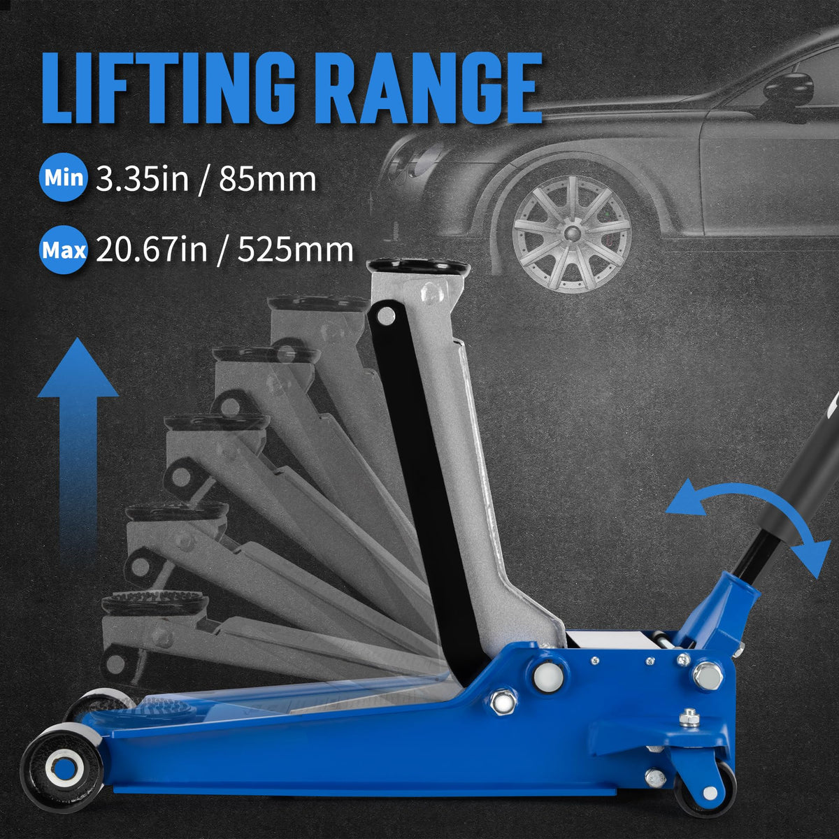 Hydraulic Low Profile Floor Jack R5013