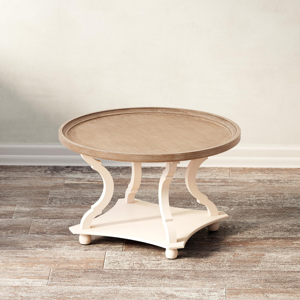 Round Wood Coffee Table F62543