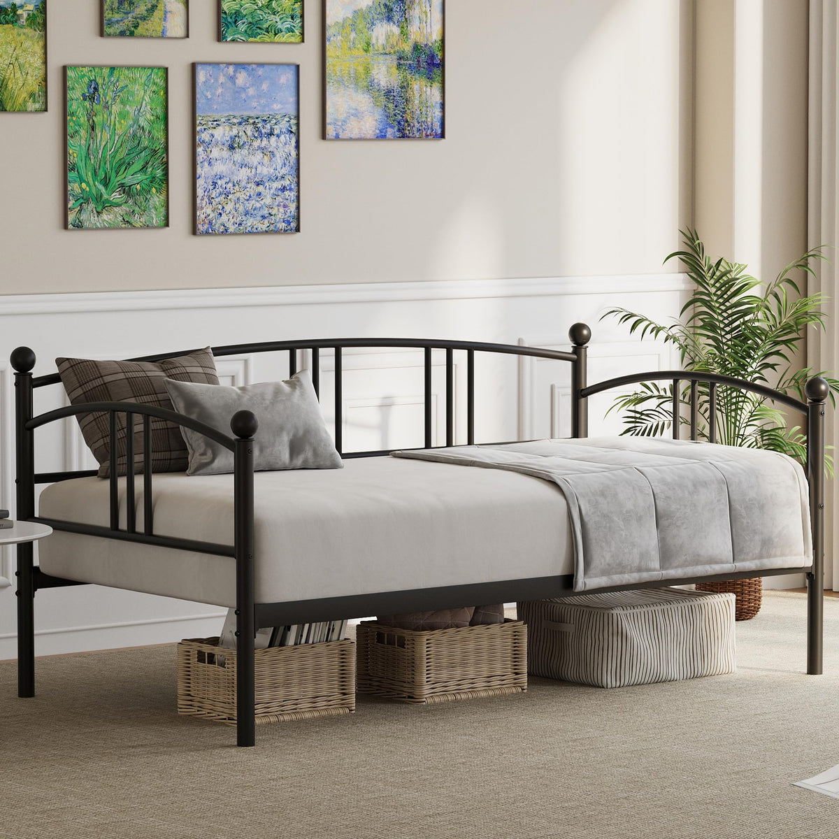 Twin Metal Daybed with Trundle Z39800