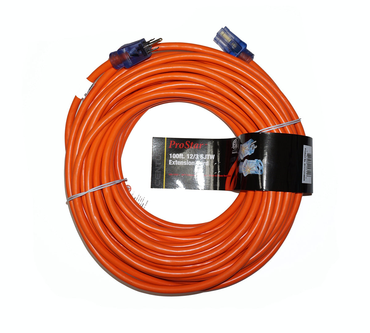 12 Gauge 3 Conductor 100 Foot Extension Cord C705