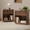 22" Fluted Nightstand Set of 2 S57994